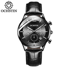 2019 Mens Business Watches Top Brand Luxury Waterproof Chronograph Watch